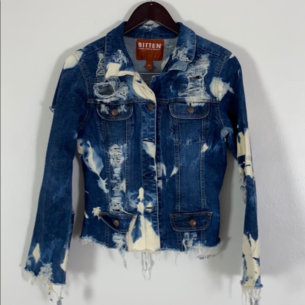 Bitten by Sara Jessica Parker Distressed Jacket
